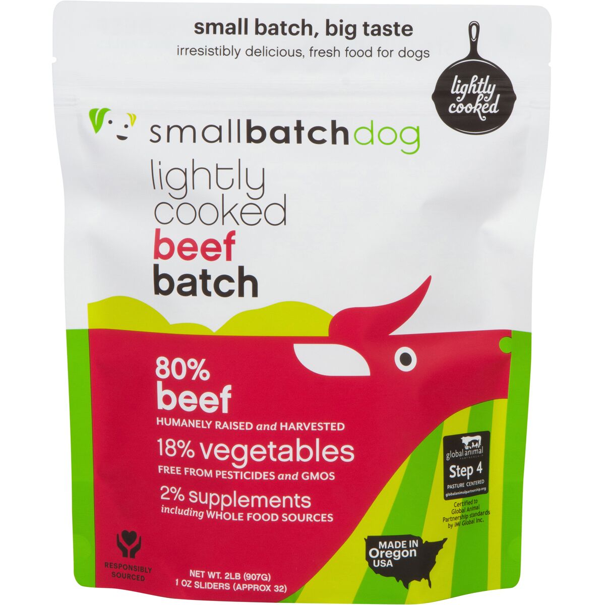 Smallbatch Dog Lightly Cooked Beef 2 lb