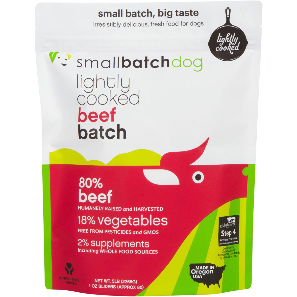 Smallbatch Dog Lightly Cooked Beef 5 lb