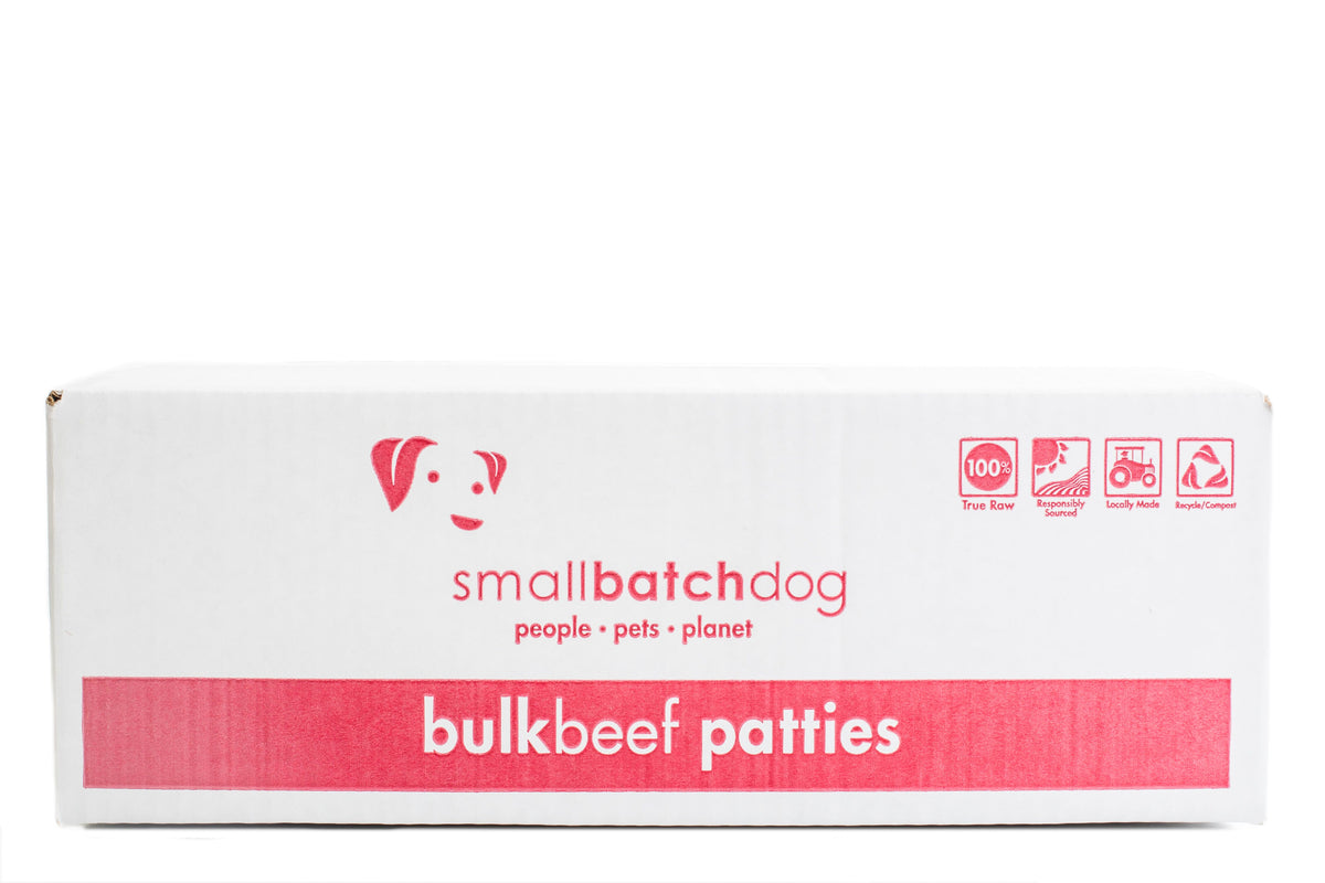 Smallbatch Frozen Beef Bulk Patties 18 lb