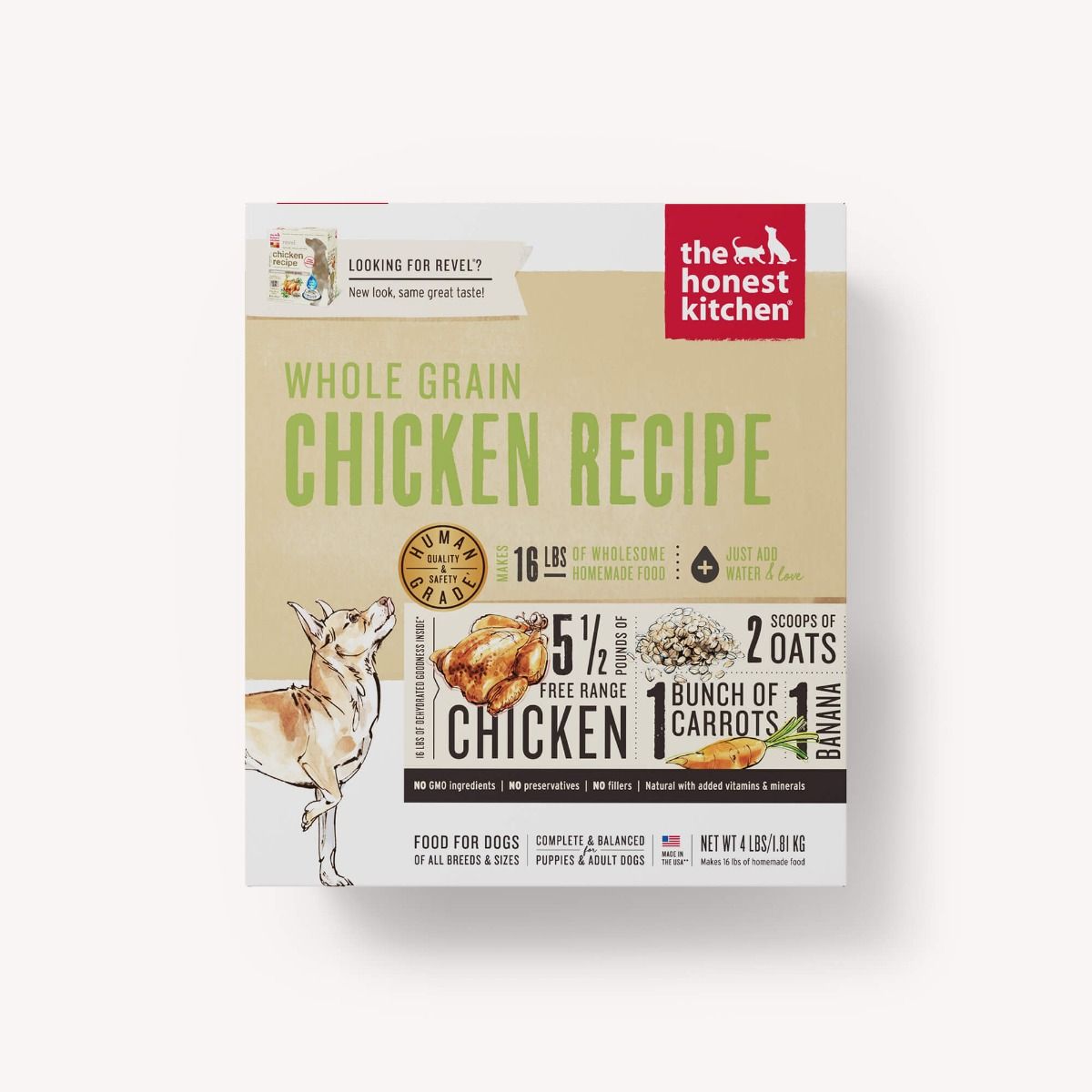 The Honest Kitchen Whole Grain Beef 4 lb
