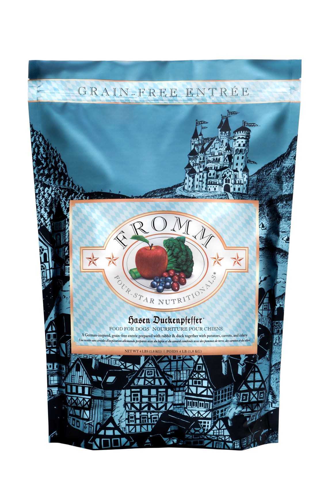 FROMM DOG FOUR STAR HASEN DUCKENPFEFFER GF 4LB