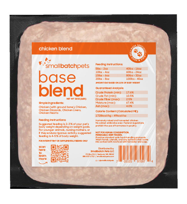 Smallbatch Frozen CHK Blend 2 lb