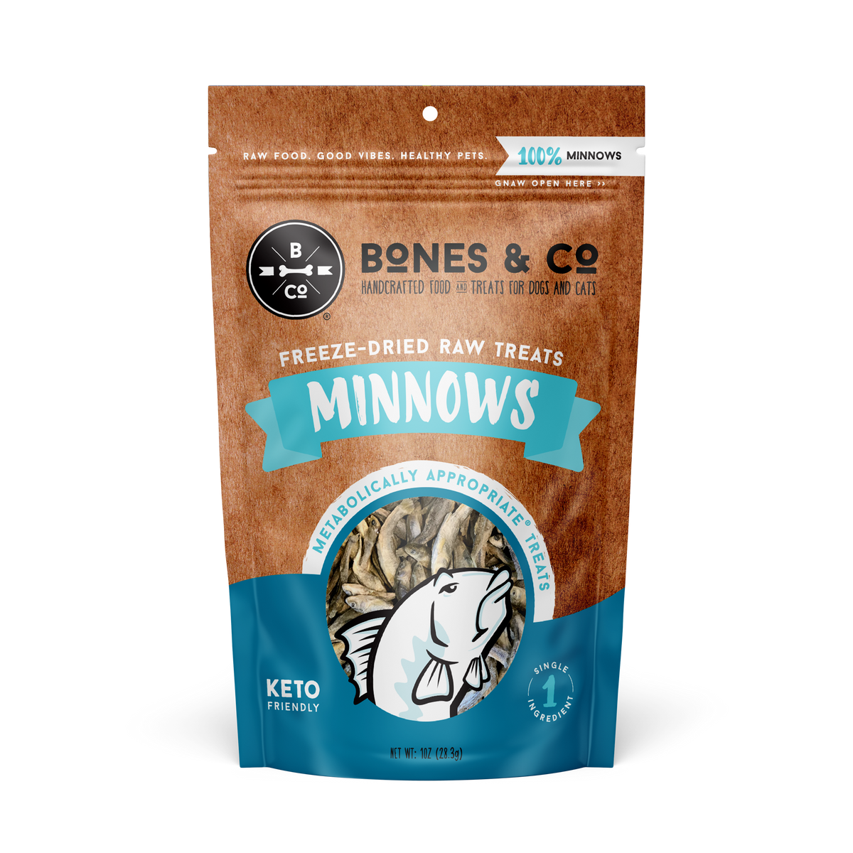 Bones &amp; Co Minnows FD Treat 1 oz