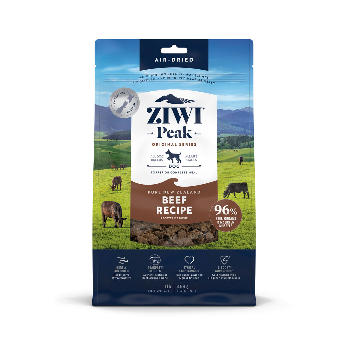 ZIWI Peak Beef 16 oz