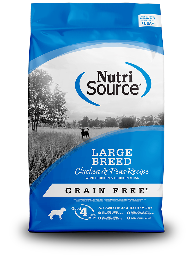 NutriSource GF LB CHK &amp; Peas 26 lb
