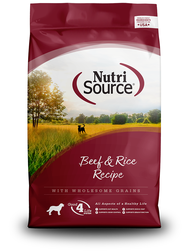 NutriSource Beef &amp; Brown Rice 26 lb