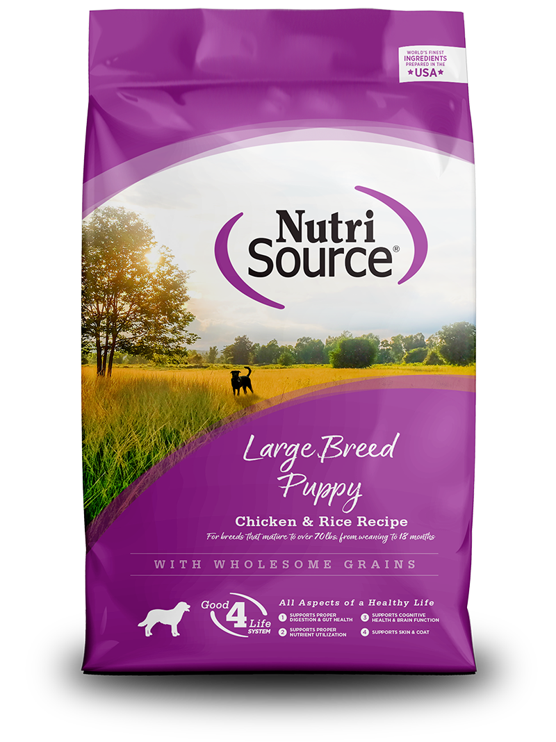 NutriSource Puppy LB CHK &amp; Rice 26 lb