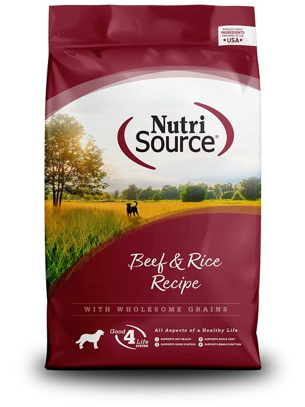 NutriSource Beef &amp; Brown Rice 4 lb