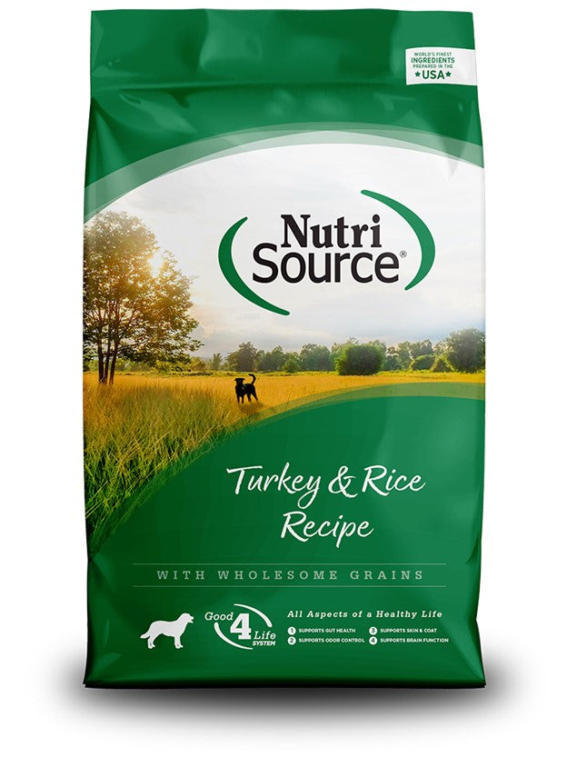 NutriSource Turkey &amp; Rice 12 lb