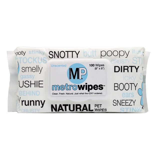 Metro Wipes Unscented 100 ct