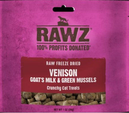 RAWZ CAT VENISON GOAT MILK TREAT 1OZ