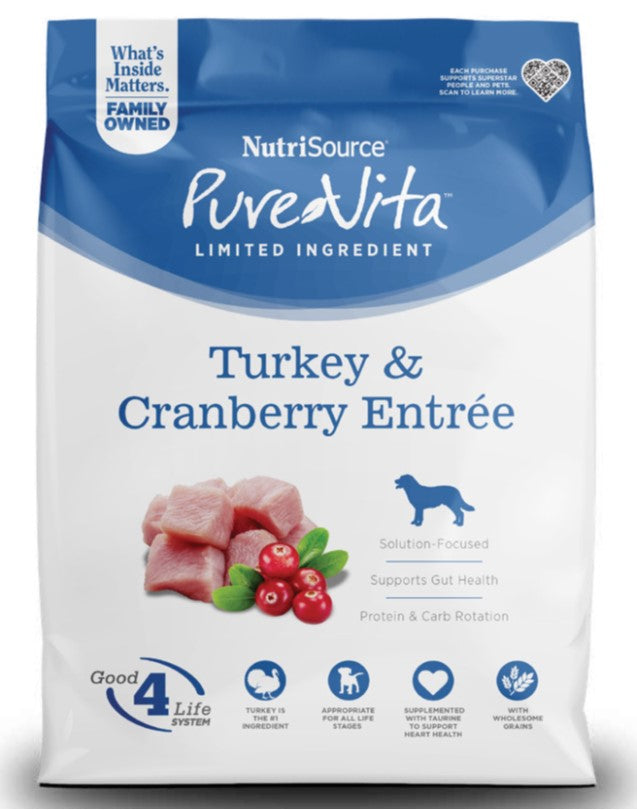 PURE VITA TURKEY CRANBERRY 25LB