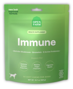 OPEN FARM DOG IMMUNE CHEWS POUCH 90CT