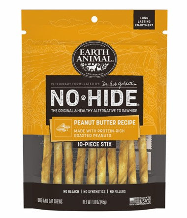 Earth Animal No Hide PB Stix 10 pk