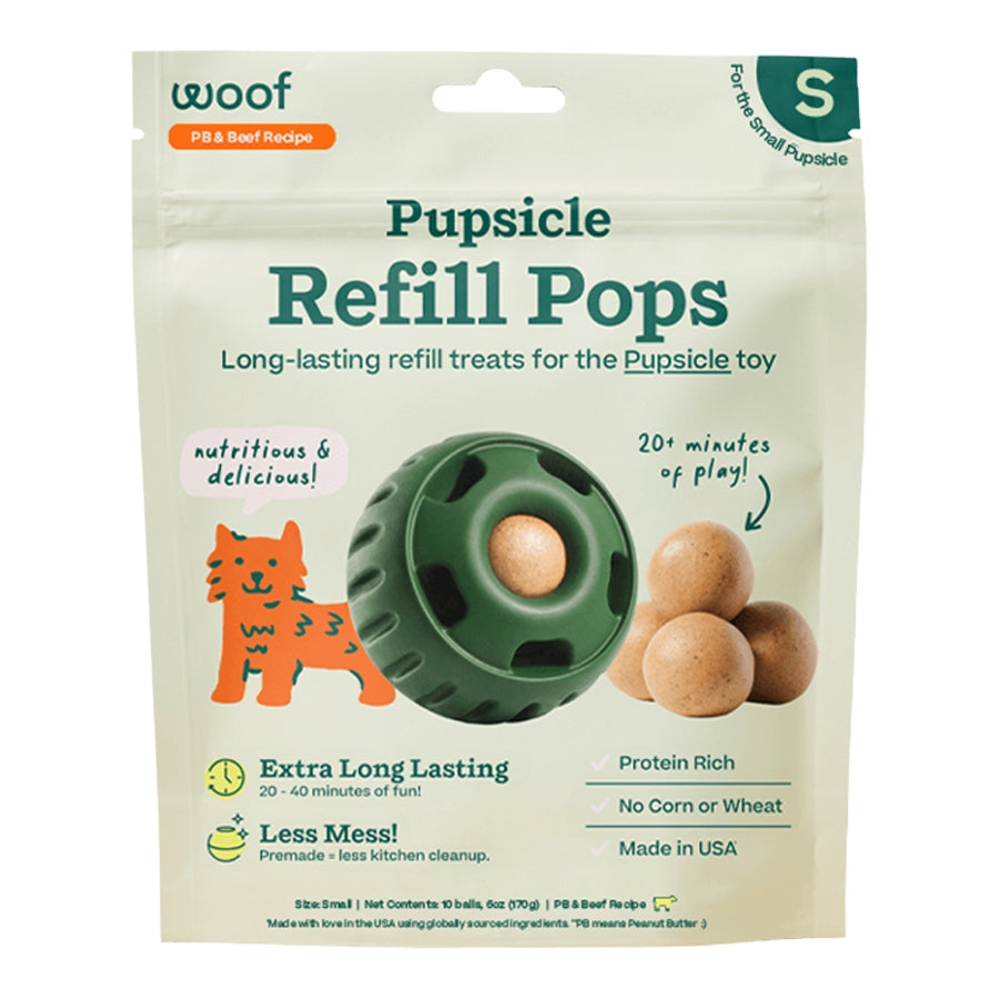 Woof Pupsicle Pop Beef/Pb SM 6 oz