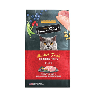 Fussie Cat Market Fresh Chicken &amp; Turkey, front of package