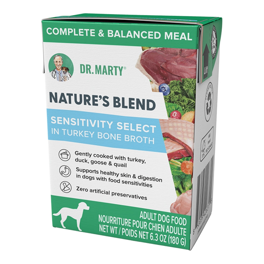 DR. MARTY DOG SENSITIVITY SELECT IN TURKEY BONE BROTH 6.3OZ