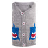 The Worthy Dog Shark Cardigan Large