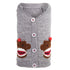 The Worthy Dog Cardigan Sock Monkey Large