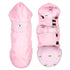 The Worthy Dog Pink Rain Coat XS