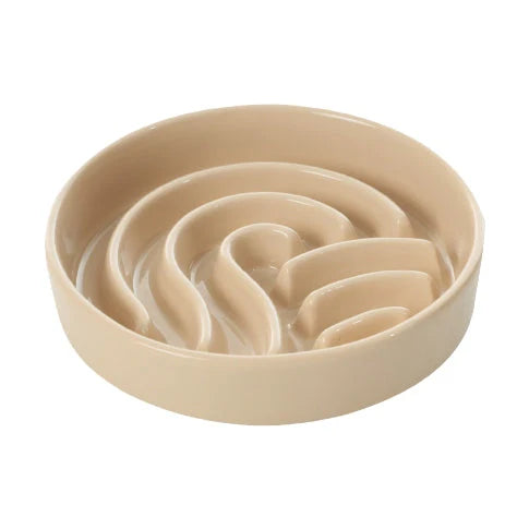PEHOM WAVE SLOW FEEDER BEIGE MEDIUM