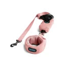 GOOBY FLEECE LEASH SET PINK 4FT