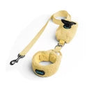 GOOBY SHERPA LEASH SET BUTTER YELLOW 4FT