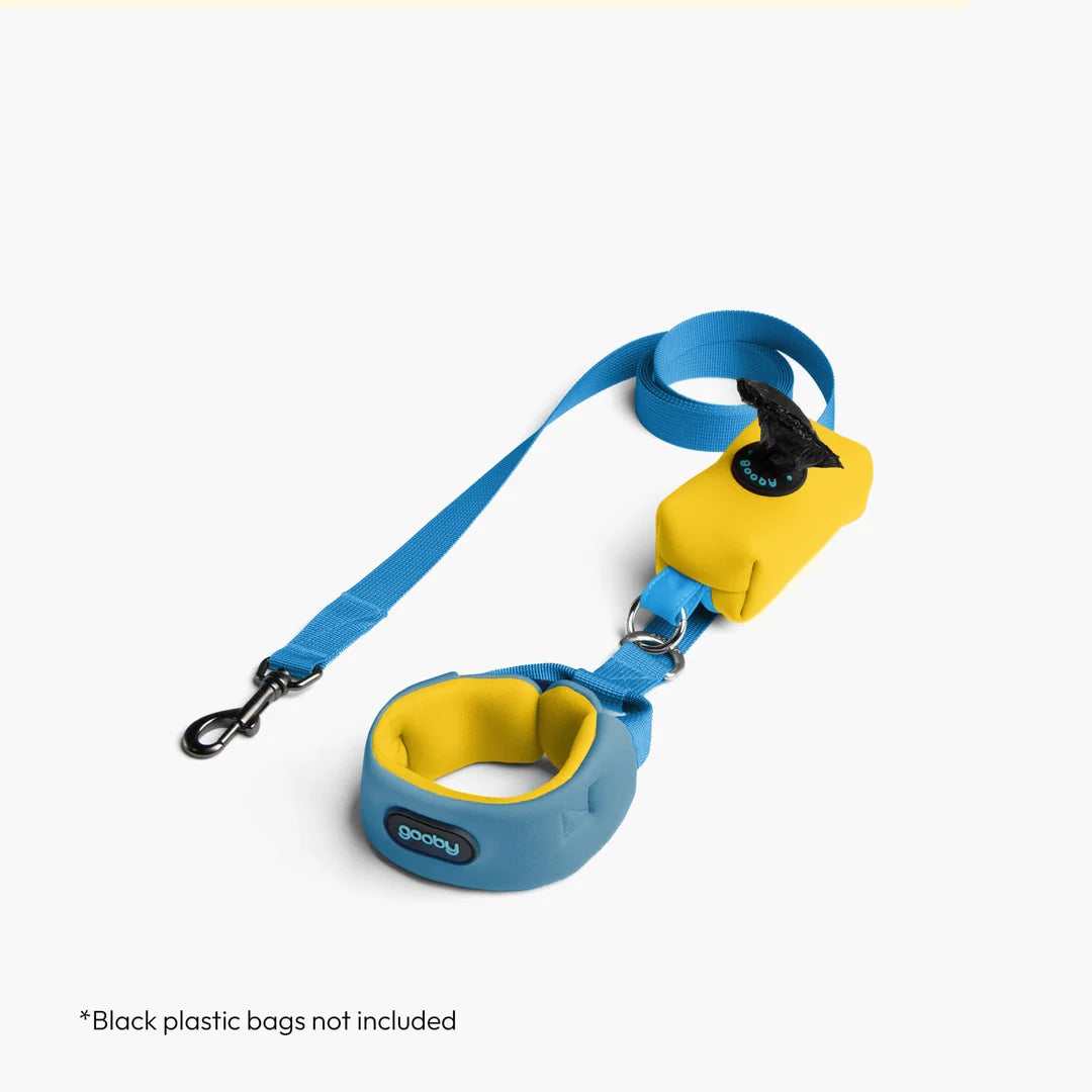 GOOBY ESCAPE FREE LEASH SET SKY BLUE 6FT