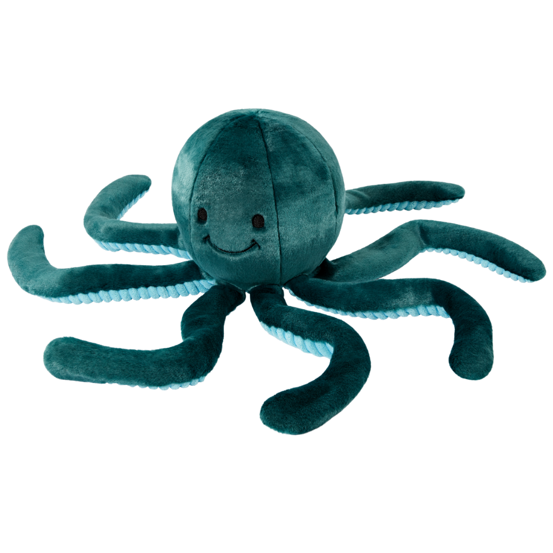 Fluff &amp; Tuff Stevie Octopus plush dog toy