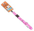 Pink GoGo nylon martingale dog collar, extra small