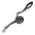 Gray GoGo nylon dog leash, 1" wide by 6 feet