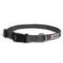 Gray GoGo nylon dog collar, medium