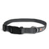 Gray GoGo nylon dog collar, large