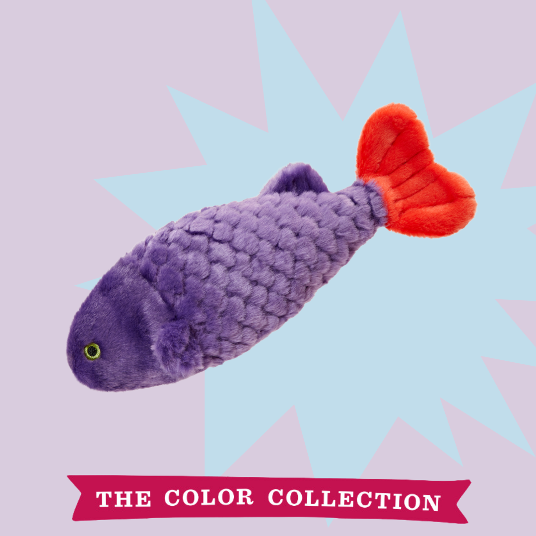 Fluff &amp; Tuff Cici the Tropical Fish plush dog toy