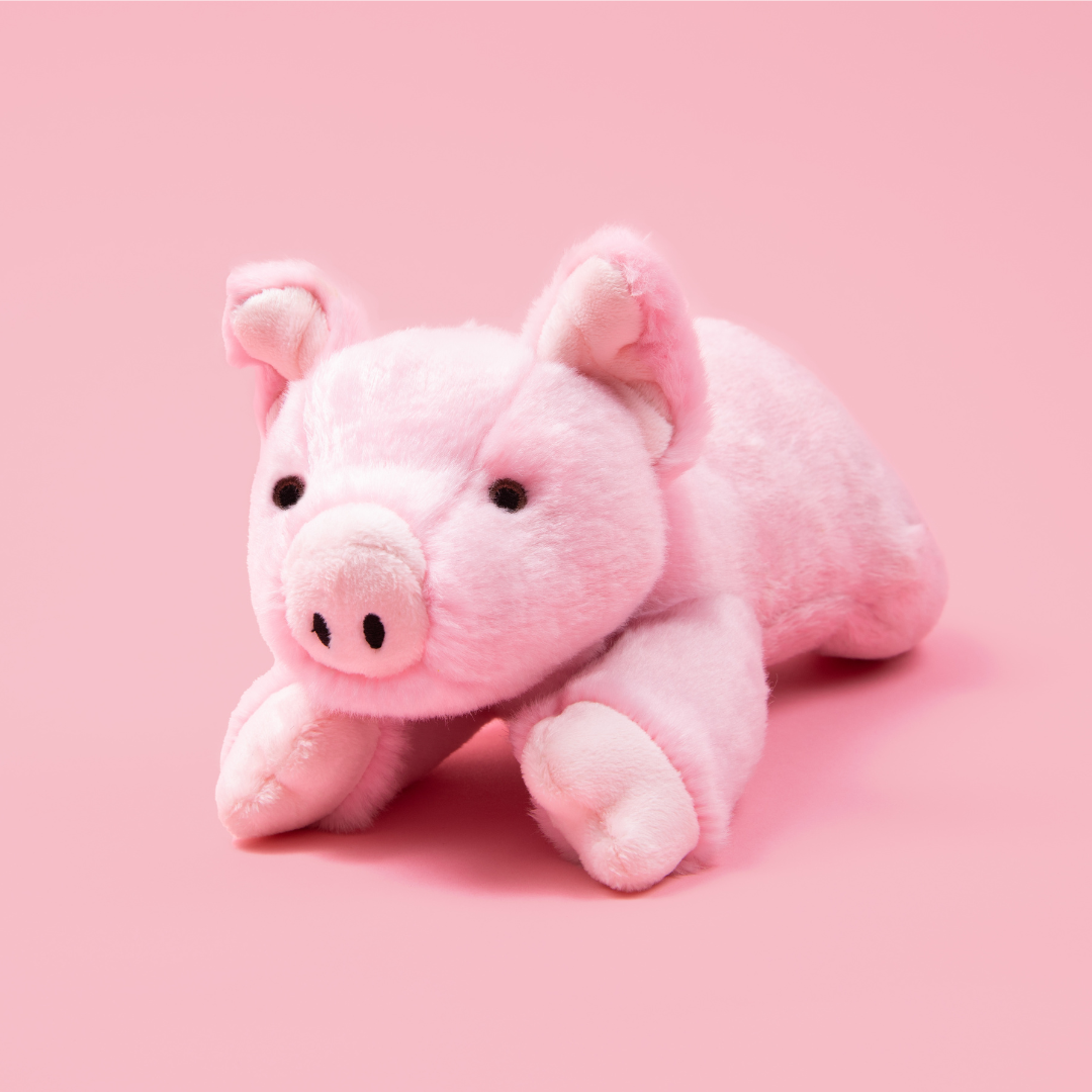 Fluff &amp; Tuff Petey Pig plush dog toy