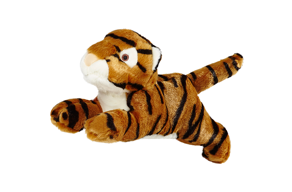 Fluff &amp; Tuff Boomer Tiger plush dog toy