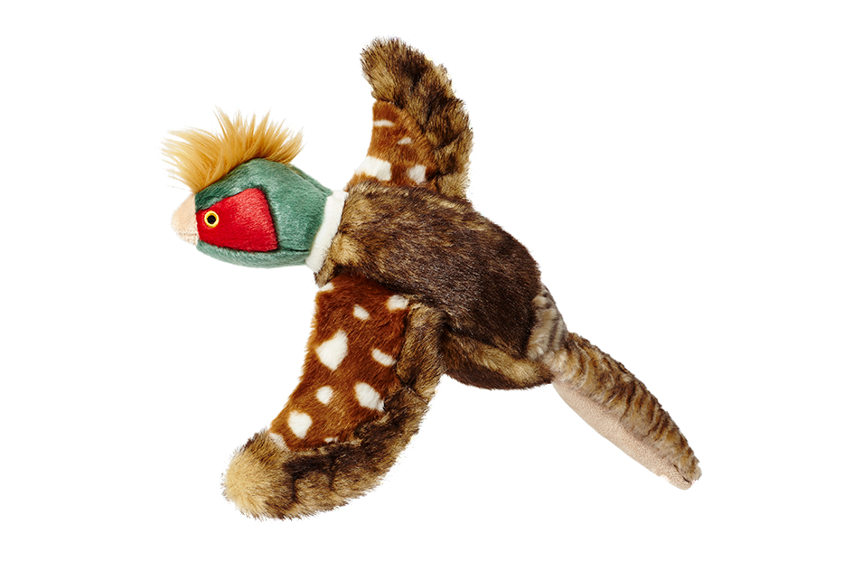 Fluff &amp; Tuff Ike Pheasant plush dog toy