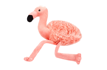 Fluff &amp; Tuff Lola Flamingo plush dog toy