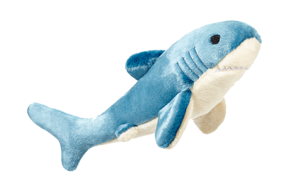 Fluff &amp; Tuff Tank Shark plush dog toy