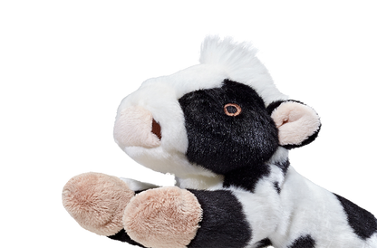 Fluff &amp; Tuff Marge Cow plush dog toy