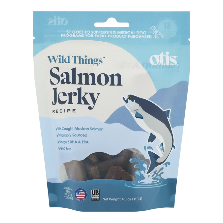 OTIS SALMON JERKY 4OZ