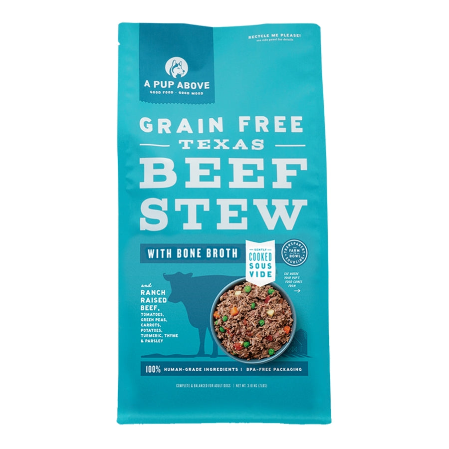 Pup Above Frozen Tex Beef Stew 7 lb