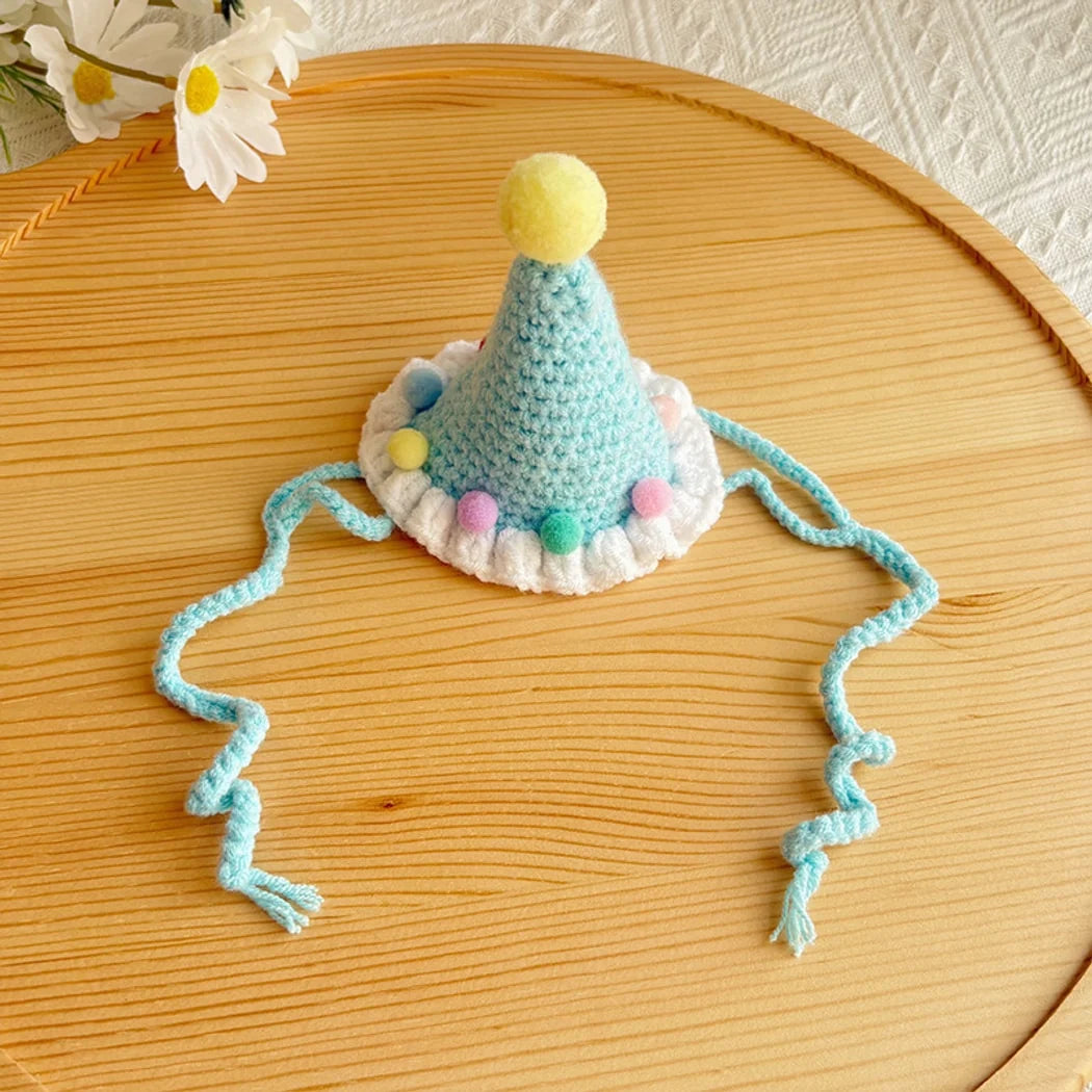 CHEERHUNTING ICE CREAM BDAY HAT BLUE