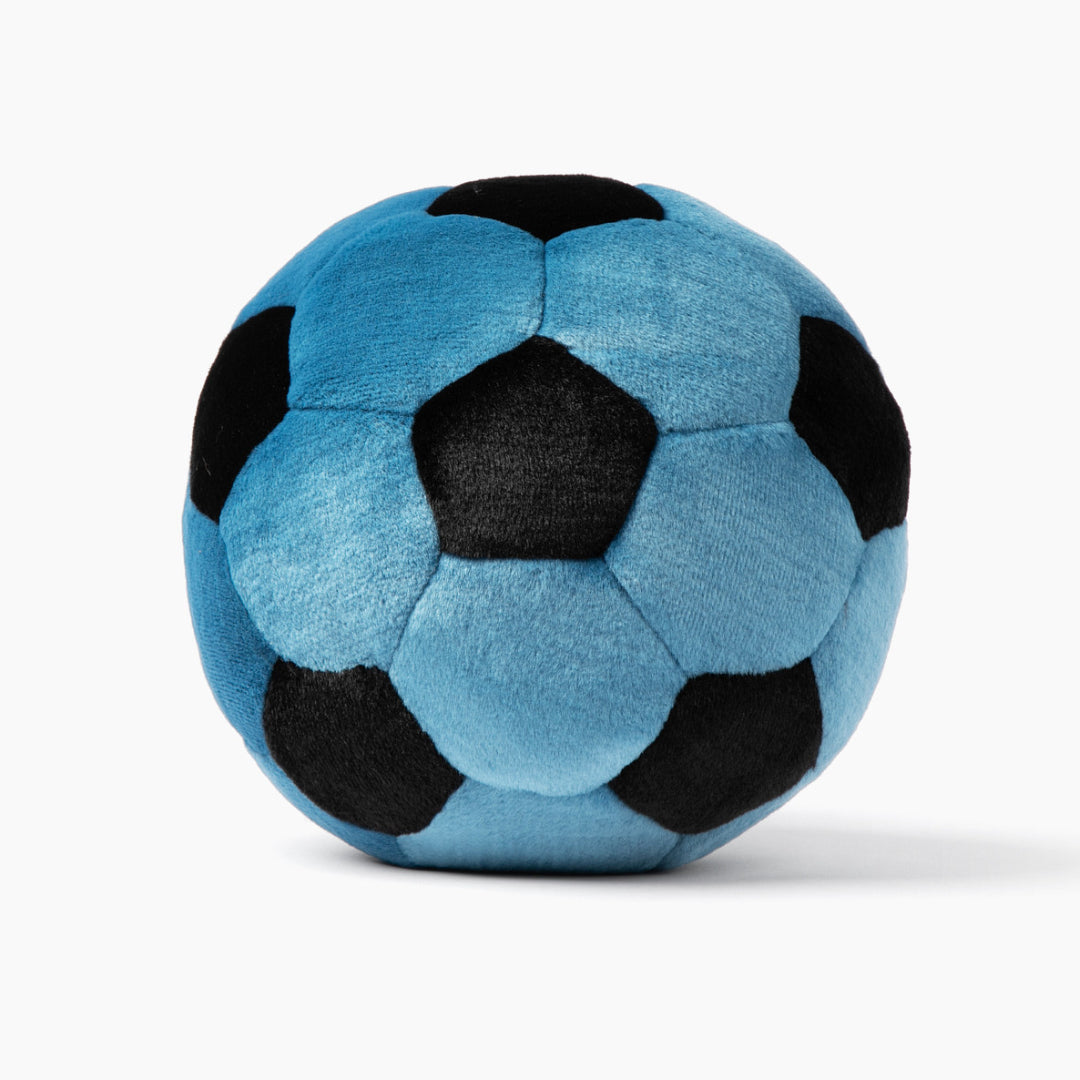 FLUFF &amp; TUFF BLUE SOCCER BALL