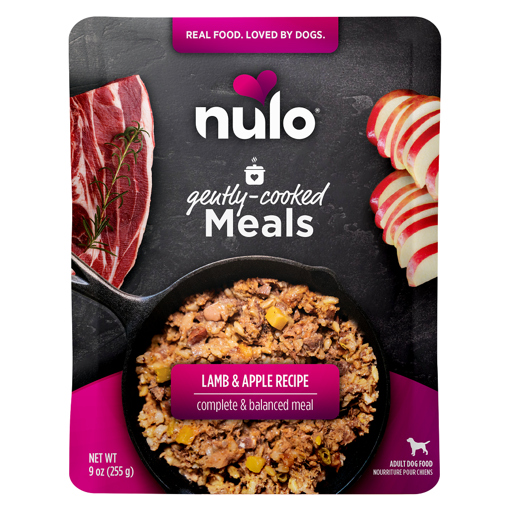 NULO DOG GENTLY COOKED PORK &amp; APPLE 9OZ POUCH SINGLE
