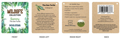 Barkers Wildlife Fleece Sea Turtle