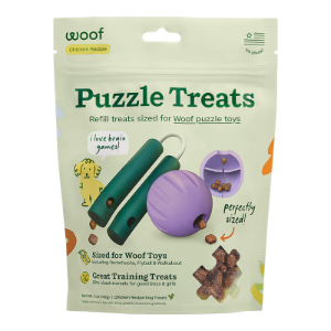 WOOF DOG FORAGER PUZZLE TREATS 5OZ