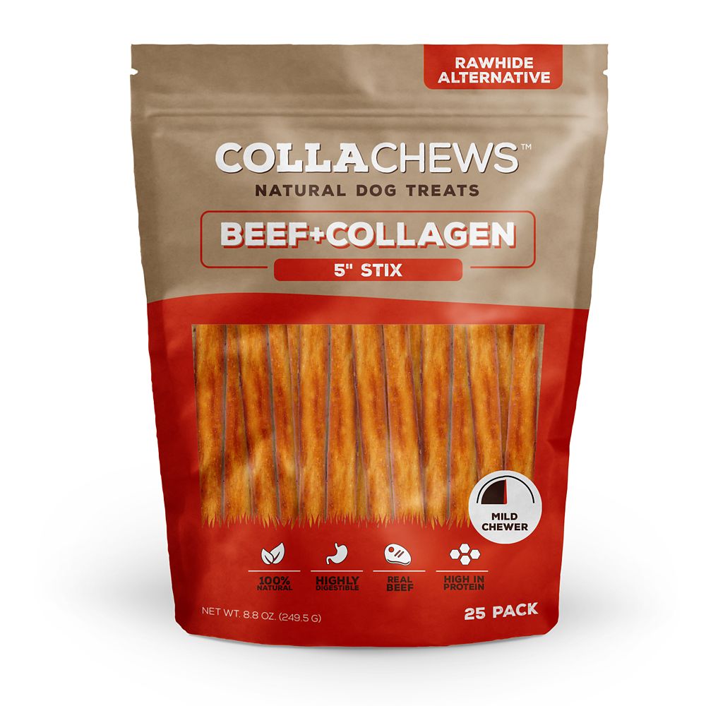 Collachews Beef 5 inch Stix 25 count