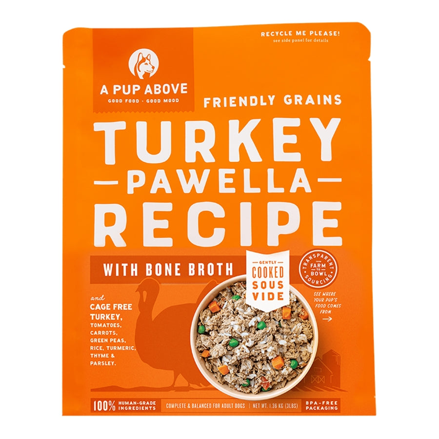 Pup Above Frozen Turkey Pawella 3 lb
