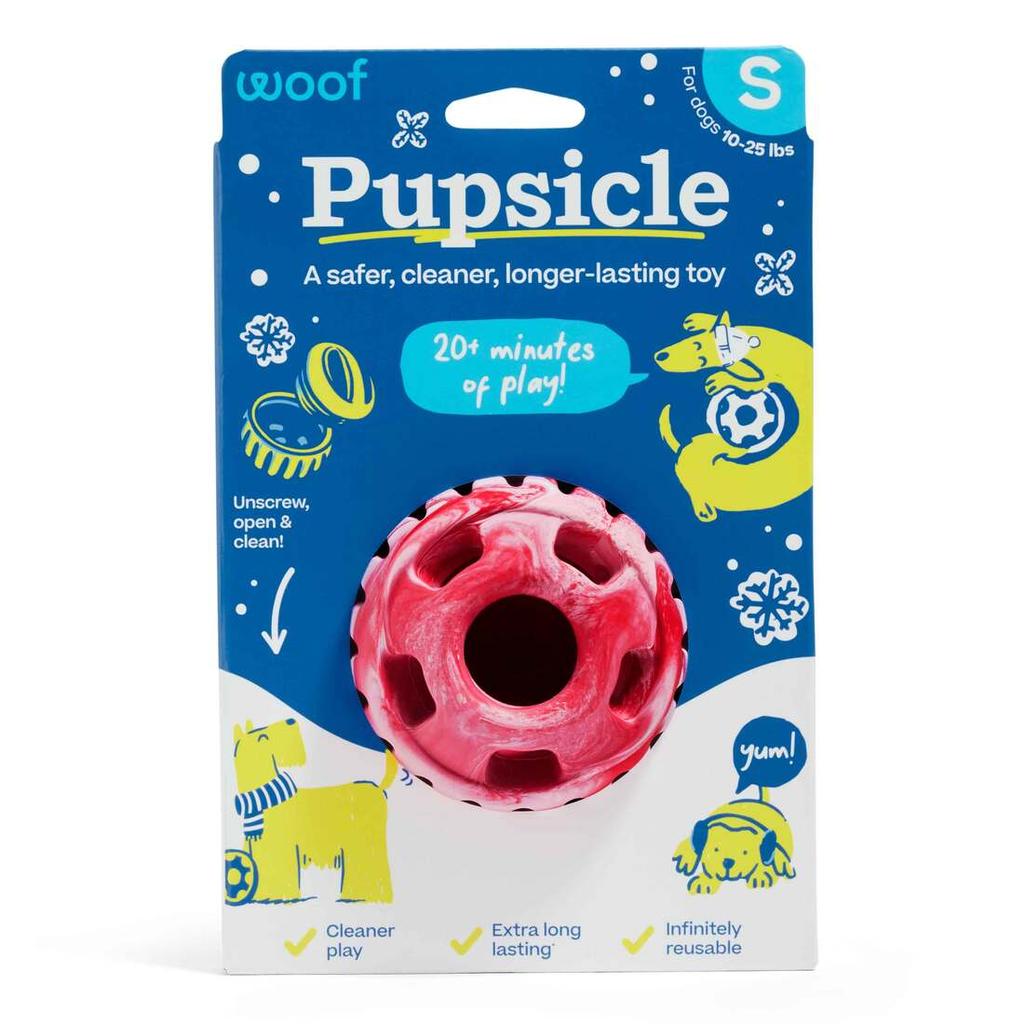 Woof Pupsicle Treat Dispensing Toy Jingle SM